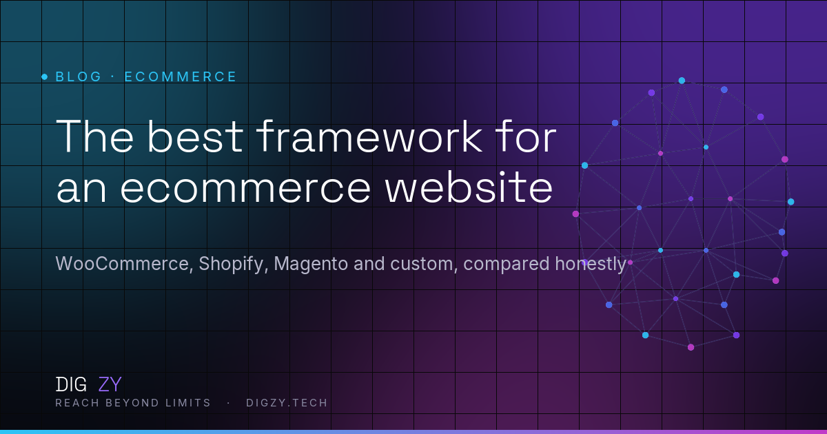 The Best Framework for an Ecommerce Website in 2026